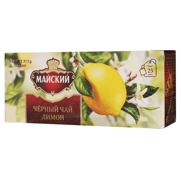 Чай черный лимон – 25 пакетиков